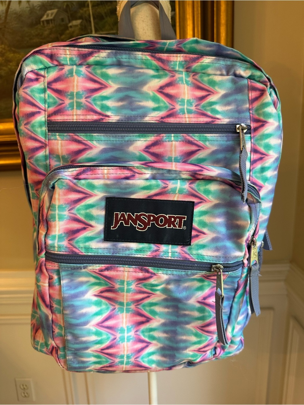 JANSPORT Tie Dye Print Big Student Backpack